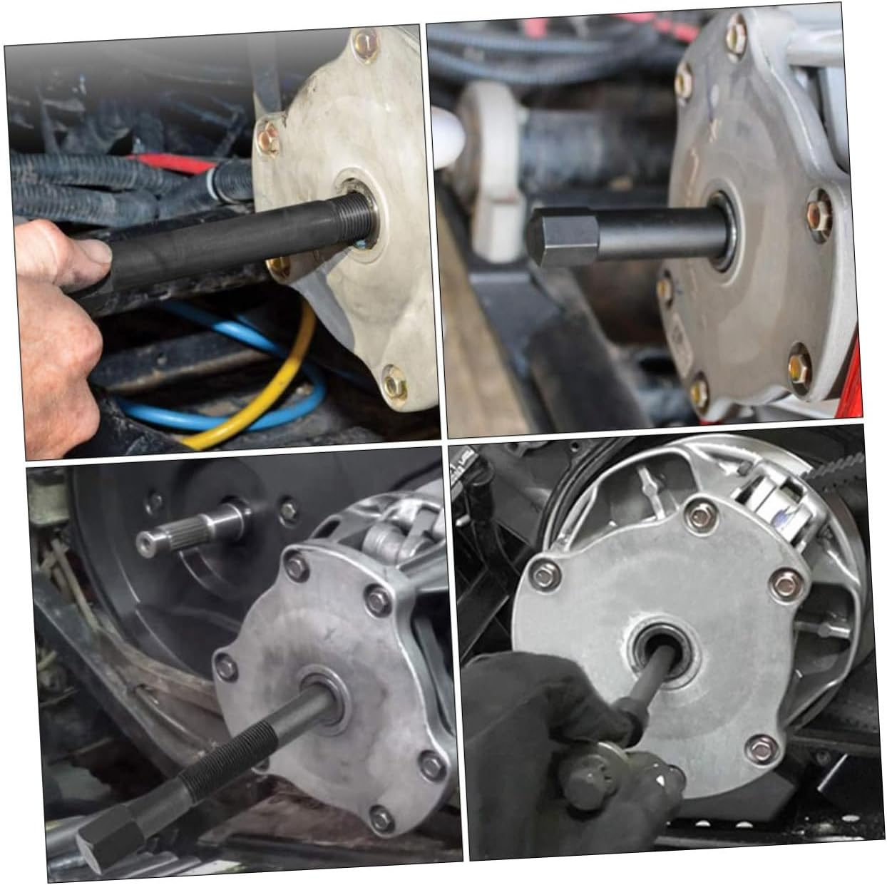 SEWOART Utv Clutch Puller and Atv Primary Clutch Removal Tool for Snowmobile Repair Compatible with Utv and Snowmobile Vehicles Automotive Repair Equipment for Off-Road Maintenance