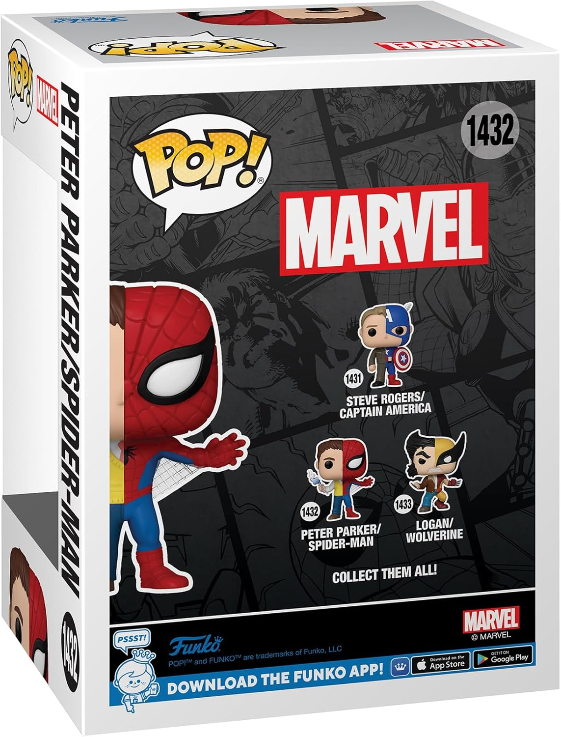 Funko POP! Marvel Comics: Split - Peter Parker / Spider-Man