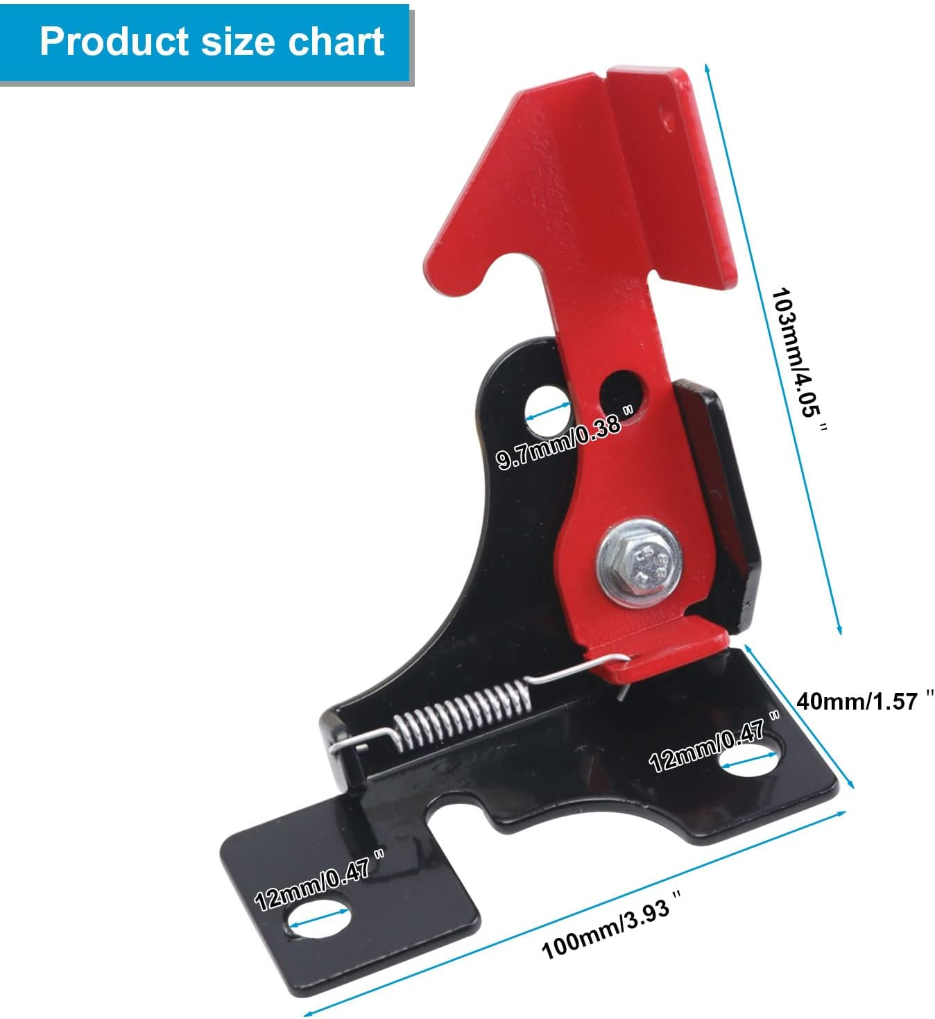 Parking Brake - Spring Parking Brake Accessories Kit Compatible with Polaris Rzr All Model Polaris Ranger 800 900 1000 Turbo Turbo S image number 2