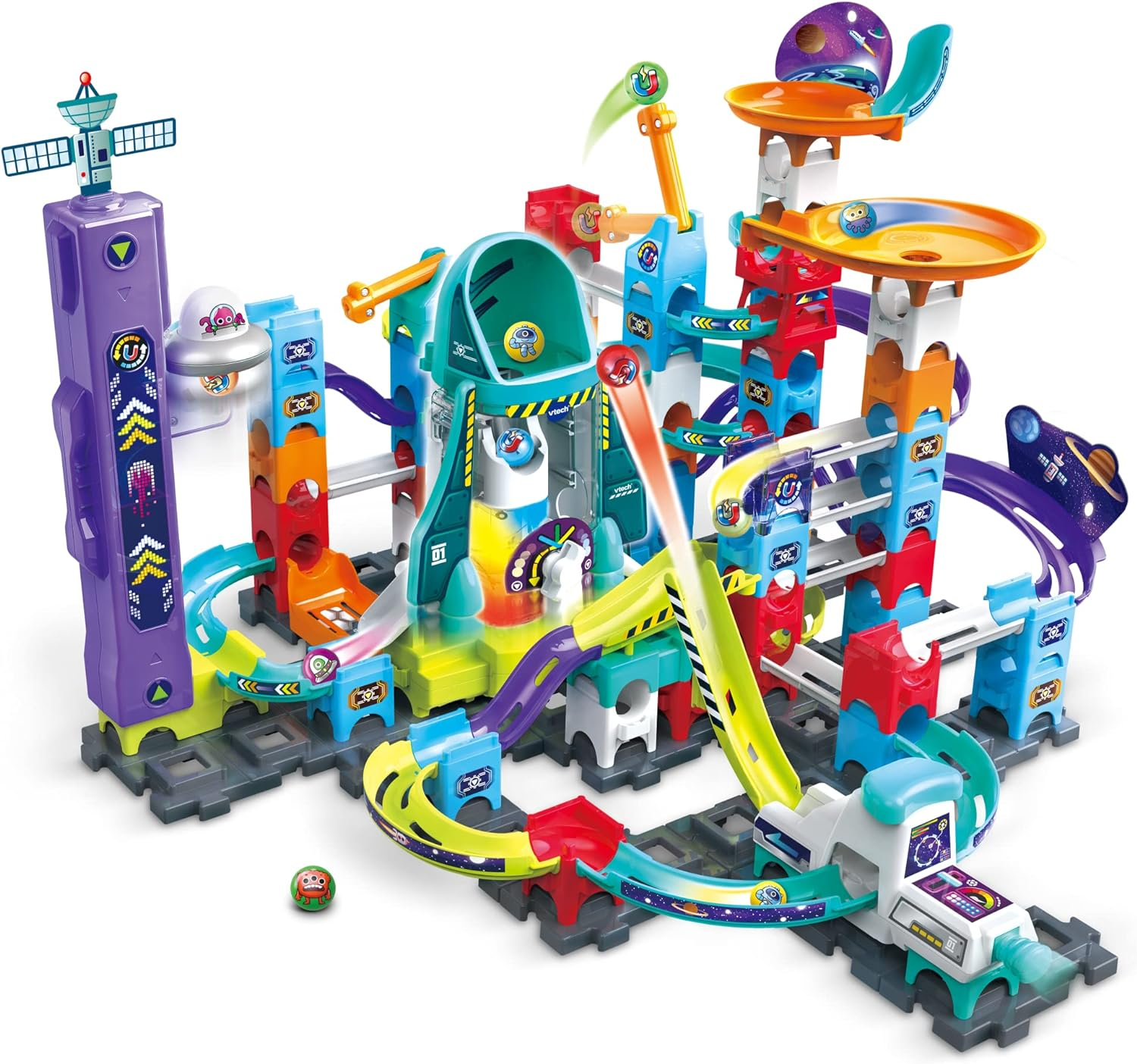 Vtech Marble Rush Magnetic Magic - Marble Runs, Marble Rush - 559803 - Multicolour image number 4