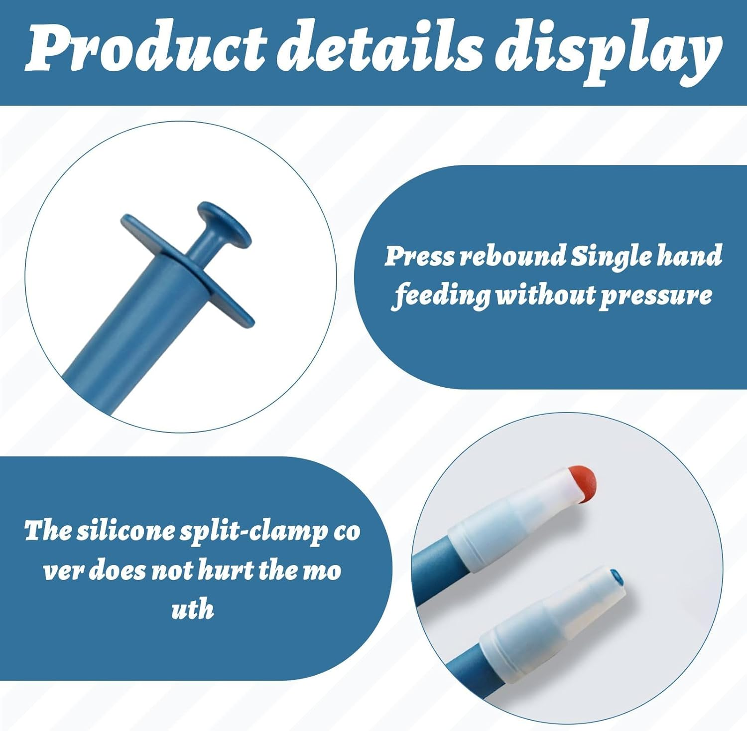 Qianeffort 1PCS Pet Pill Plunger Popper,Cat Tablet Dispenser Shooter Reusable,Cat Pill Dispenser for Feeding Accessories,Pill Popper for Cats,Pet Pill Popper Cat for Dogs Cats Birds Any Small Animals image number 5