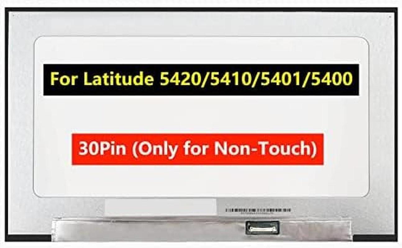 Tftcenter Screen Replacement 14.0 Inch for Dell Latitude 5420 5410 5401 5400 LCD Screen FHD 1920X1080 30Pin Laptop Display Panel (For Non-Touch) image number 6