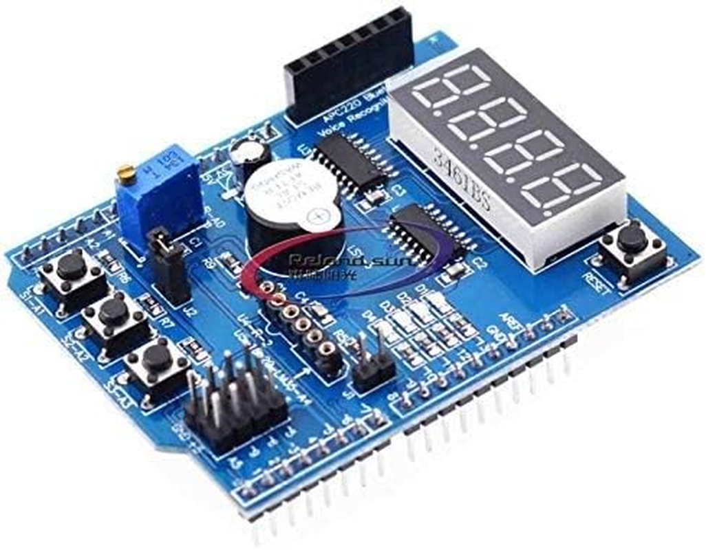 5Pcs Mega2560 Multifunctional Expansion Board with Button Digital Tube Buzzer DIY Kit