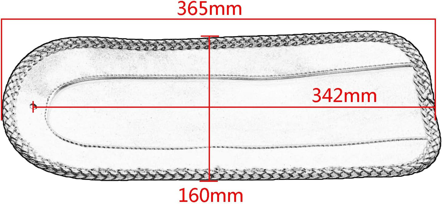 Black Vinyl Leather Motorcycle Smooth Rear Fender Bib for Harley Softail FX/FXR 1984-2006 image number 1