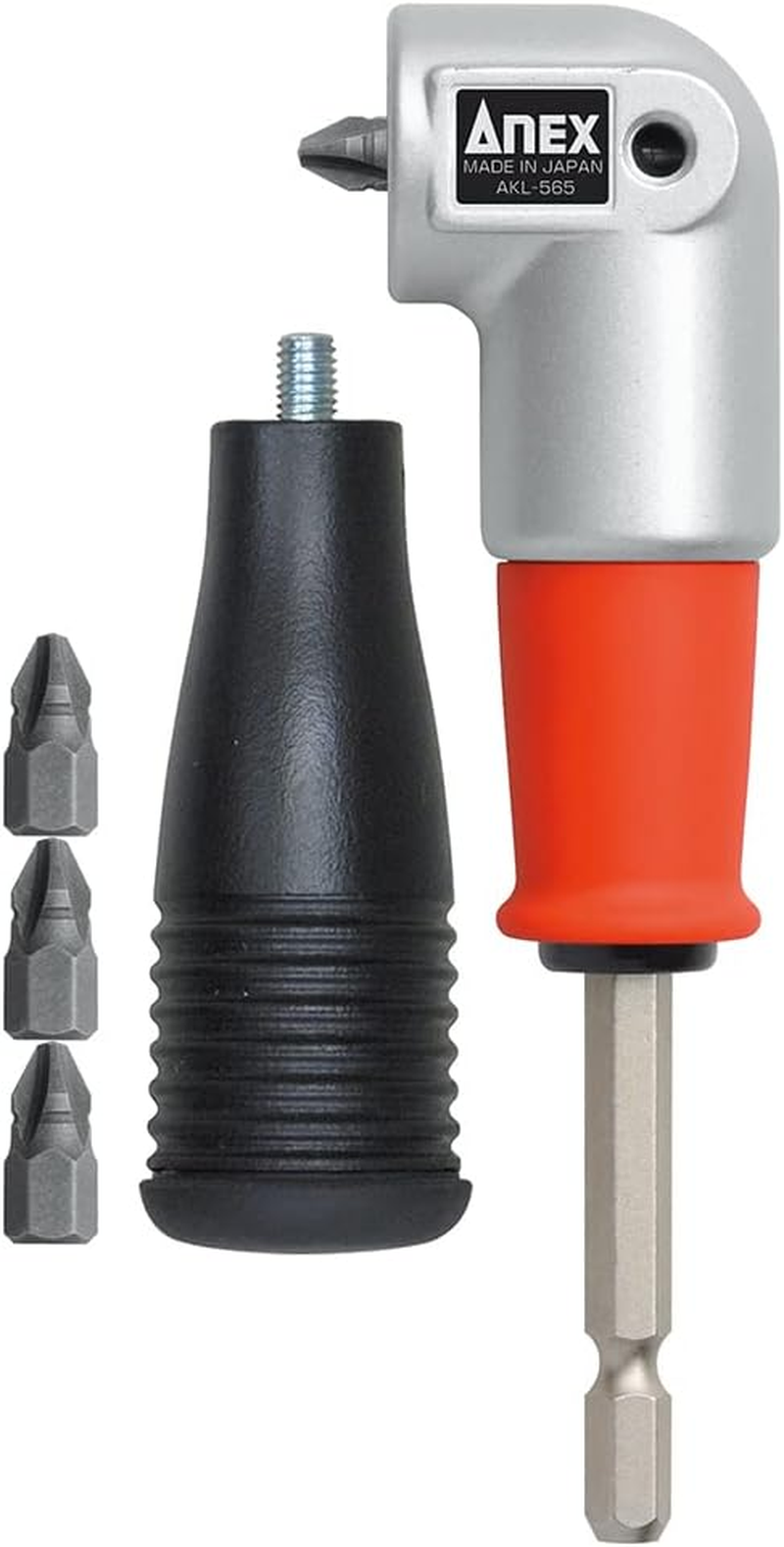 ANEX AKL-565 L-Type Adapter, Super Short Type, Model That Can Be Screwed down with Minimum Angle in Tight Spaces, Extreme Design, Screw Tightening Work image number 1