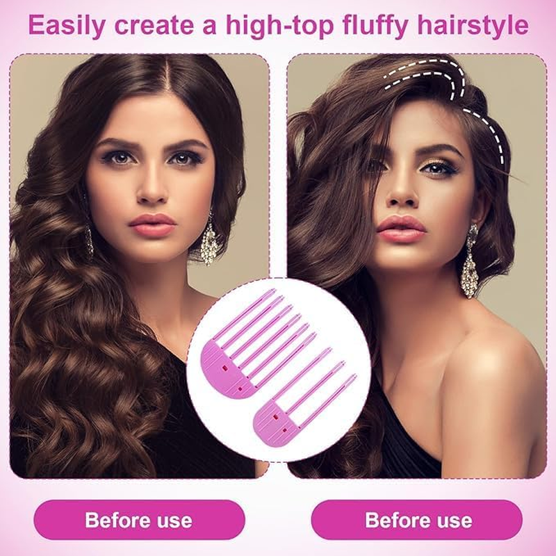 2Pcs Wind Shaping Styling Combs for Fluffy Bangs,Volumizing Hair Root Lifting Combs,Fluffy Bangs Hair Shaping Comb,Volume Clip Root Lifting Hair Clip Wind Shaping Styling Comb,Hair Root Lifting Comb image number 3