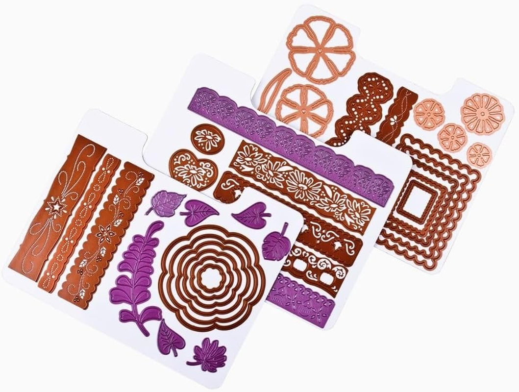 Artbin 6979AB Magnetic Die Sheet Set 3-Pack, Die Organizers, Magnetic Organizer Sheets, [3] Sheets, White