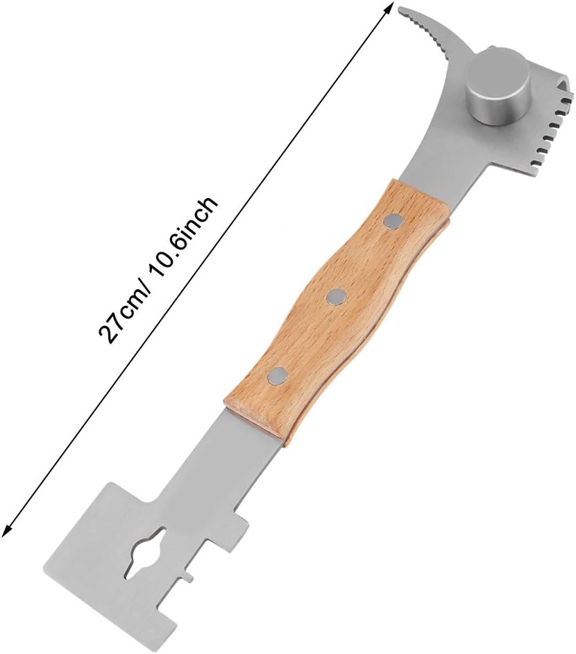 Hive Scraper Tool, Beekeeping Tool, Multifunctional Stainless Steel Bee Keeper Hive Tool Beekeeping Equipment image number 1