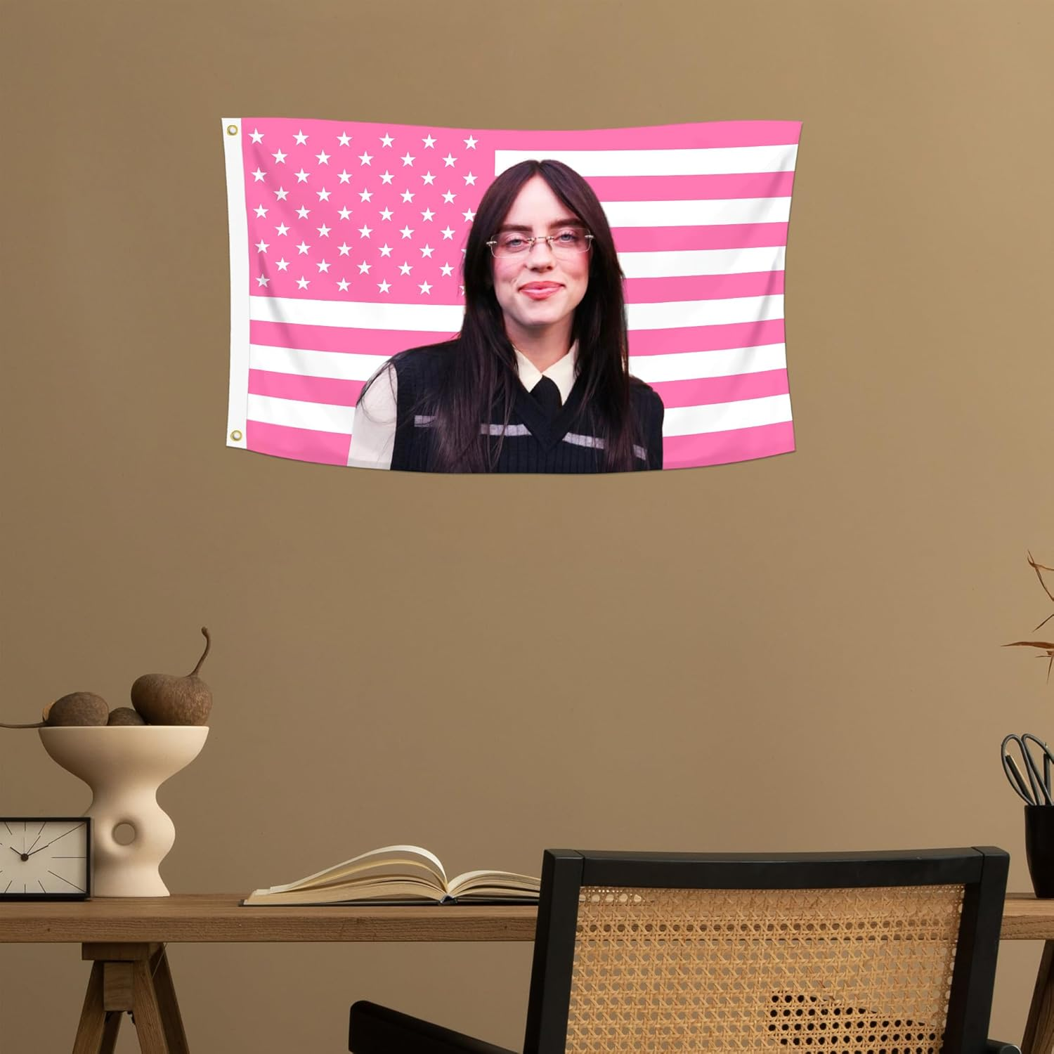 ANOER 3 X 5 Ft Decorative Flag Tapestry Double Stitched with 2 Brass Grommets for Indoor Outdoor College Dorm Room Decoration image number 4