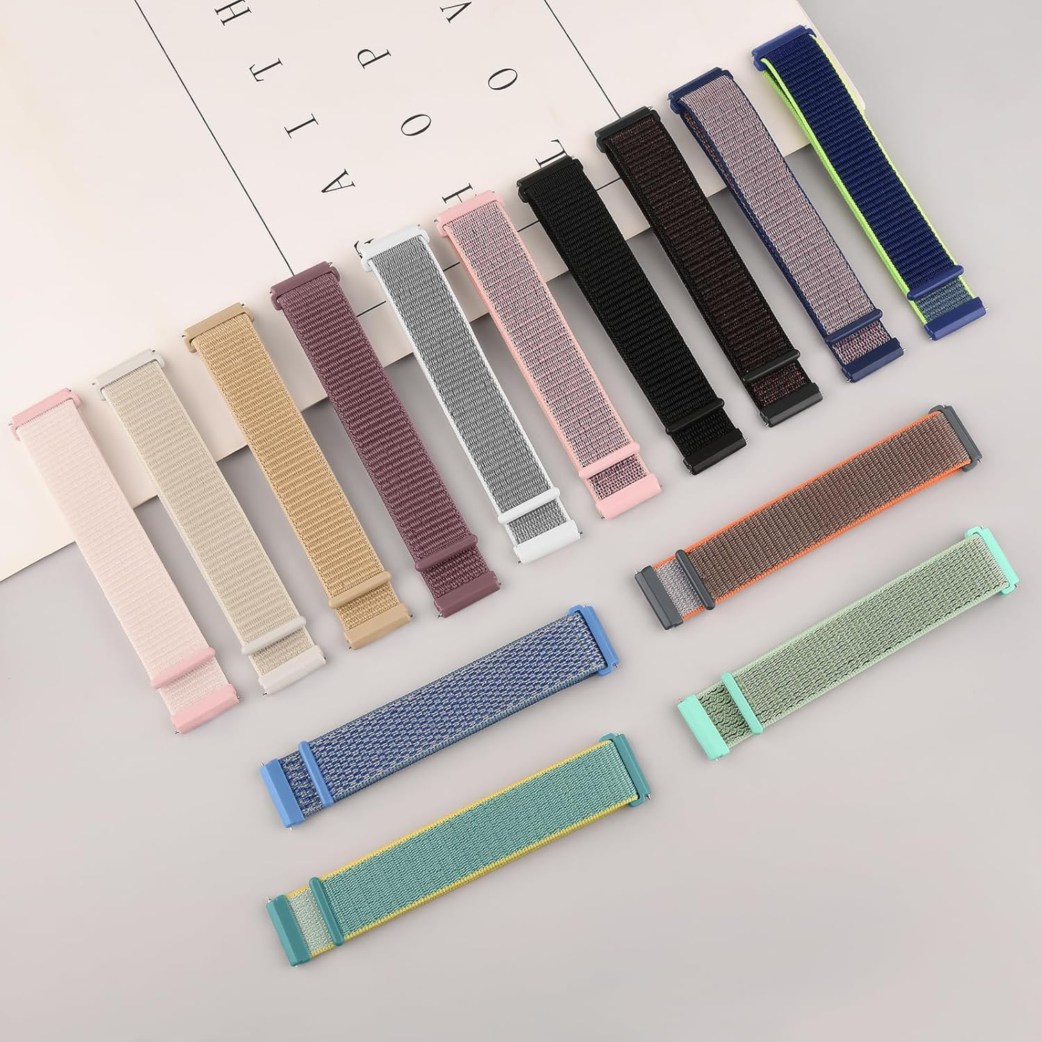 Nylon Bands for Fitbit Versa 2 Bands, Fitbit Versa Band,Fitbit Versa Lite/Se Band Women/Men, Adjustable Soft Breathable Solo Loop Nylon Braided Replacement Strap Wristband image number 3