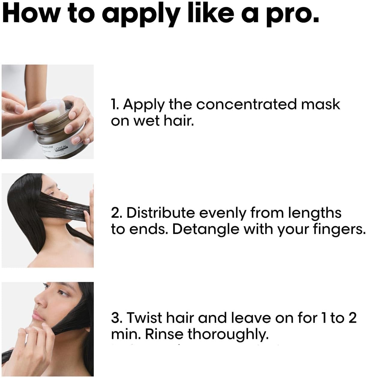 L'Oreal Professionnel Serie Expert Absolut Repair Molecular Masque 250 Ml image number 5