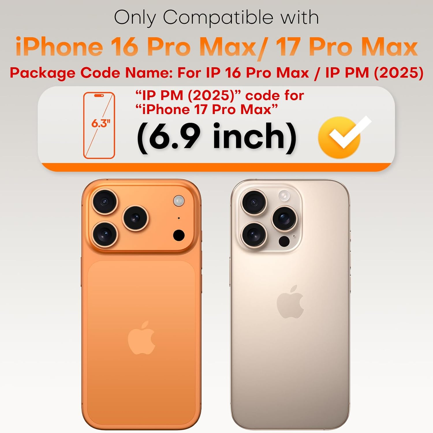 TOCOL for Iphone 17 Pro Max Screen Protector 6.9 Inch 9H Hardness Military Grade Shatterproof HD Tempered Glass for Iphone 17 Pro Max Full Coverage Easy Installation 2 Pack