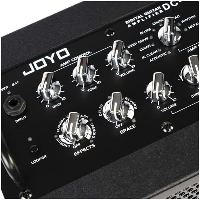 JOYO DC-15S Battery Powered Guitar Amplifier with Multi-Effects Looper BT Switch image number 5