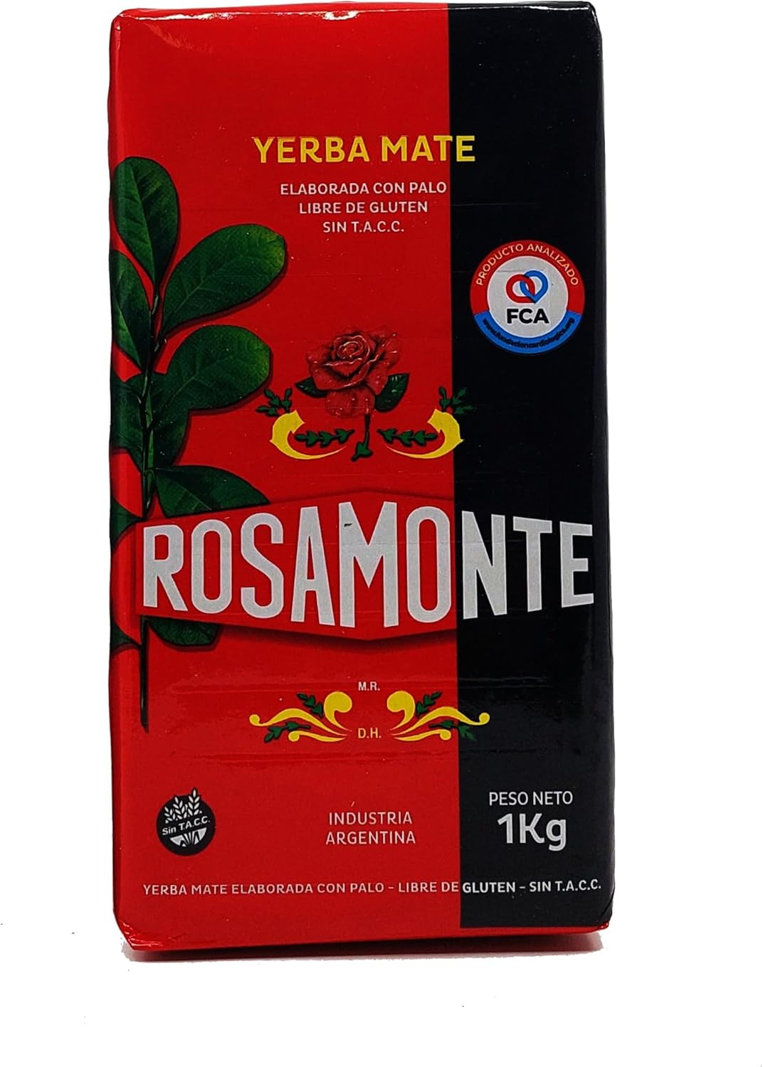 Rosamonte Yerba Mate Traditional Tea Pressed, 1 Kg