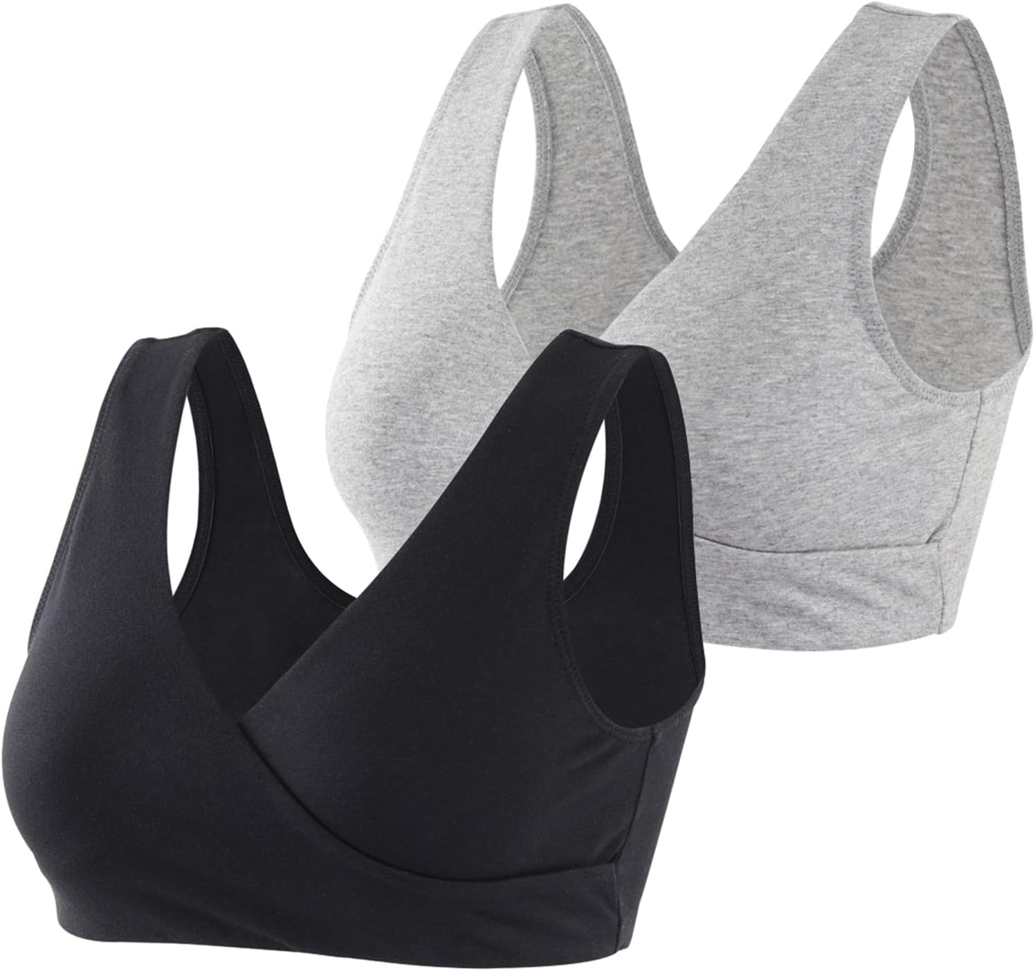 Topwhere Women'S Cotton Wireless Sleep Bra for Nursing and Maternity