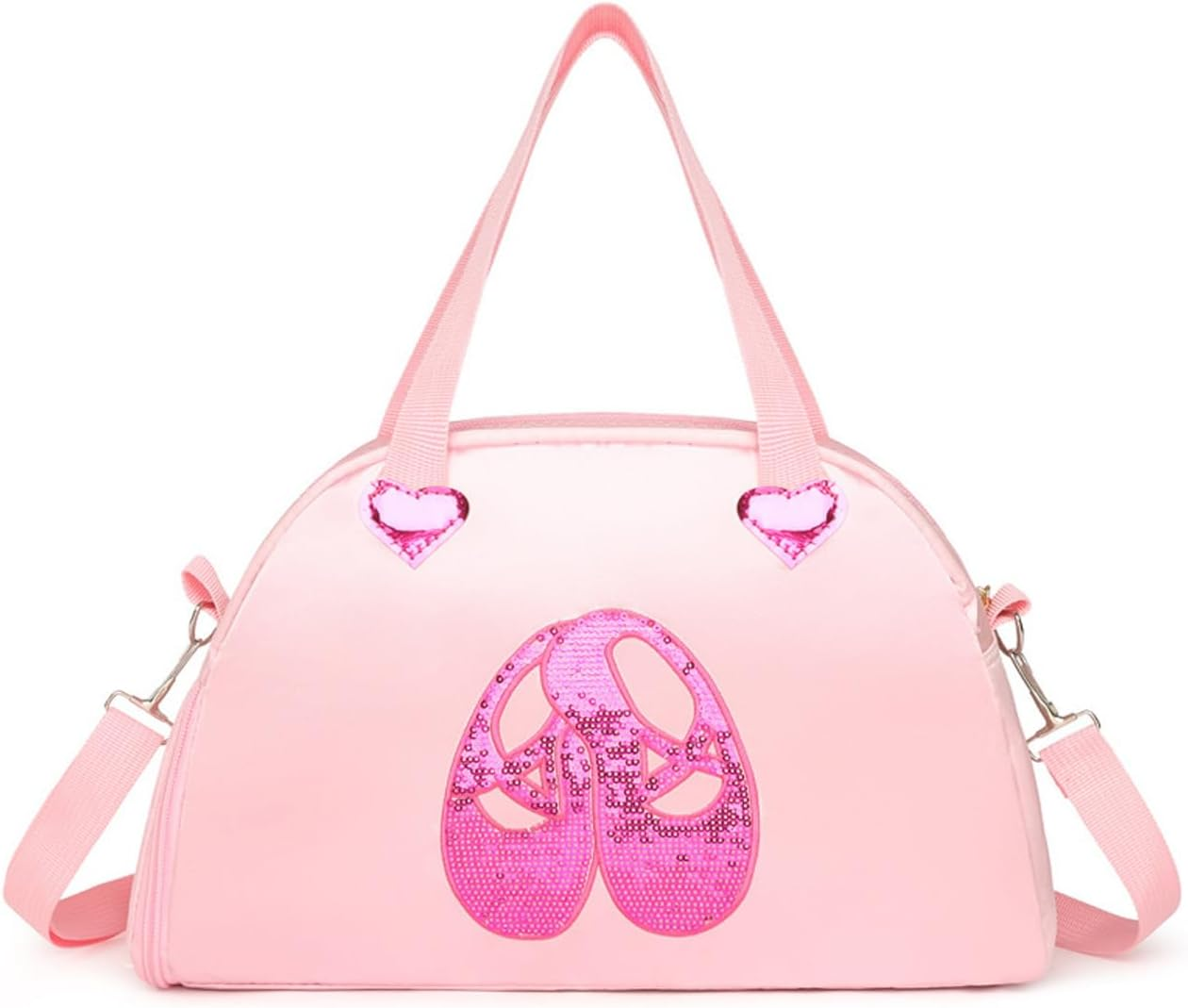 Cute Ballet Dance Bag Tutu Dress Dance Bag Gym Travel Duffle Bag for Girls Waterproof Small Duffle Bag Ballet Bags.(Rose Red)