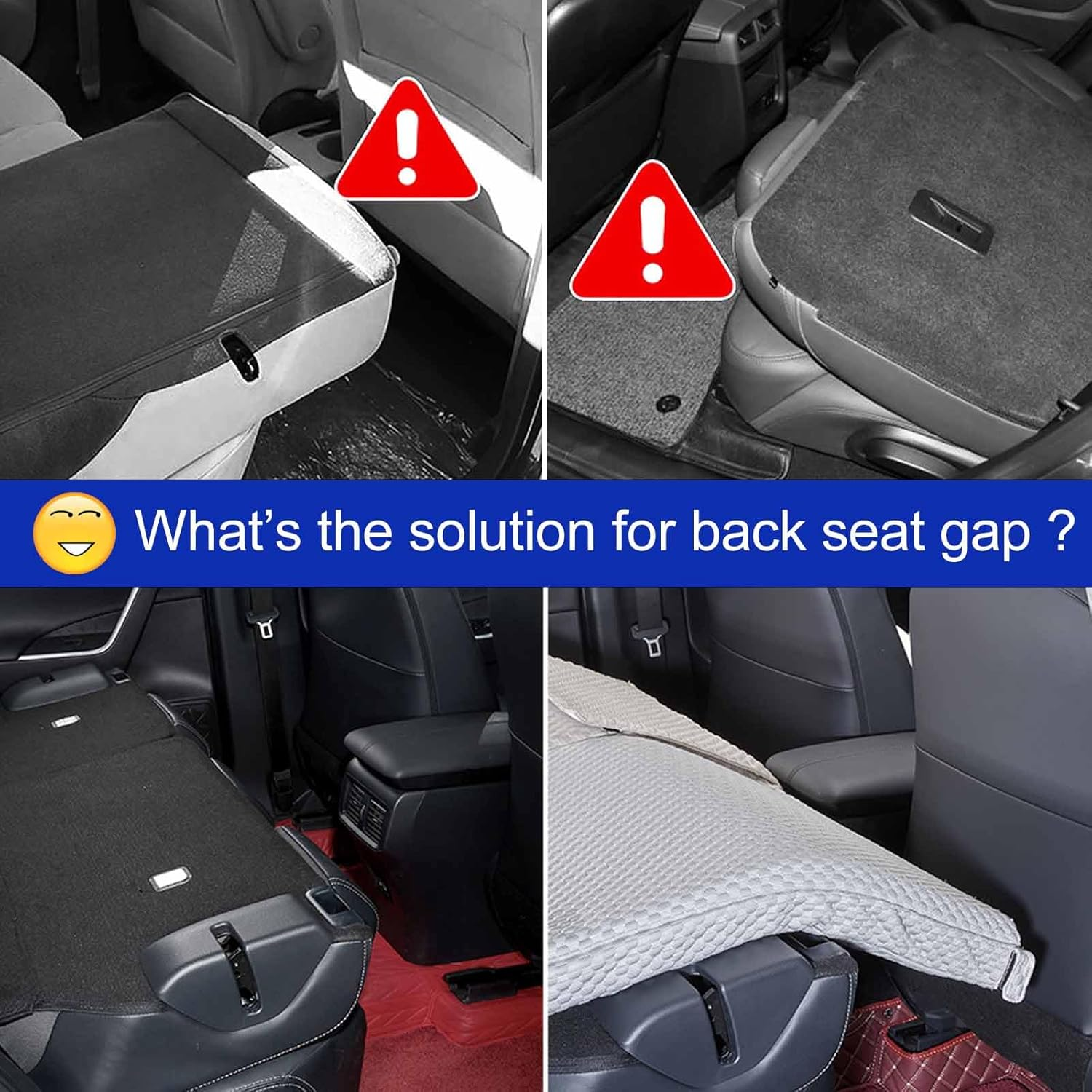 (Black) Car Camping Essentials,Increase Cargo Car Bed Space,Mattress Accessories for SUV with Flate Trunk,Tesla Model Y,Rav4,Crv,X-Trail,Outback,Highlander,Kuga,Tiguan,Cherokee,Equinox,Explorer image number 2