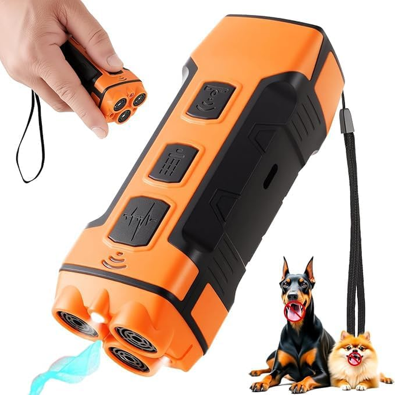 APEXORIGIN Dog Bark Deterrent Device, 3X Ultrasonic anti Barking, 6 Training Modes 10M Range Barks No More Indoors Outdoors Behavior Correct Safe & Humane Rechargeable Compact Bark Control for Dogs image number 5