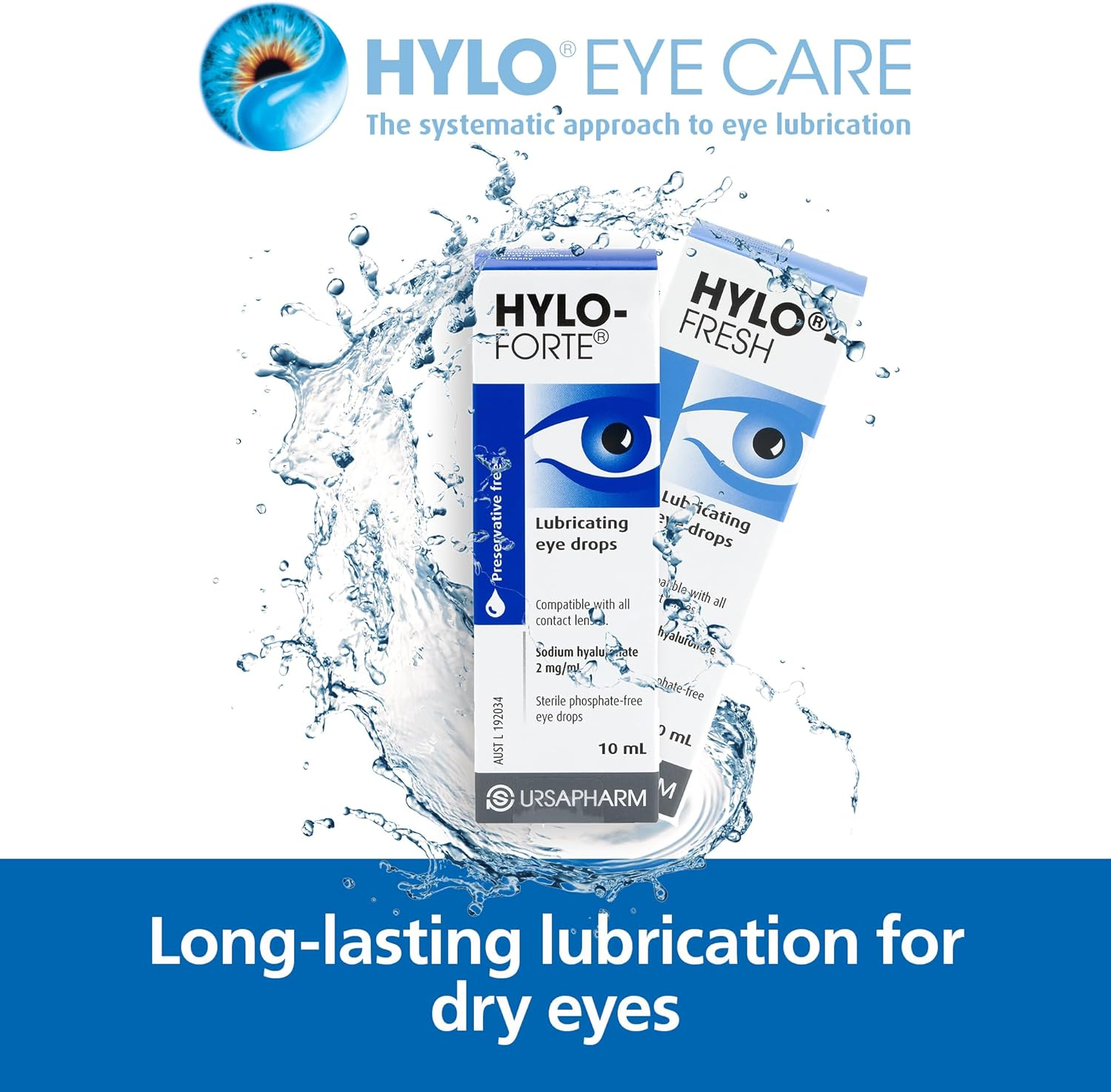 Hylo-Forte Eye Drops - Thick Dry Eye Drops for Severe Dry Eye Treatment. Suitable Post Operative and Contact Lenses Use. Long Lasting Preservative Free image number 4