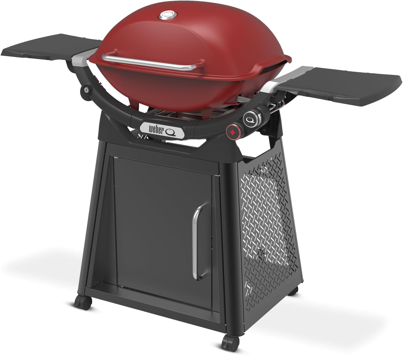Weber Family Q+ Premium Gas BBQ (Q3200N+ - Latest 3Rd Generation) - LPG Flame Red - Flame Red image number 3