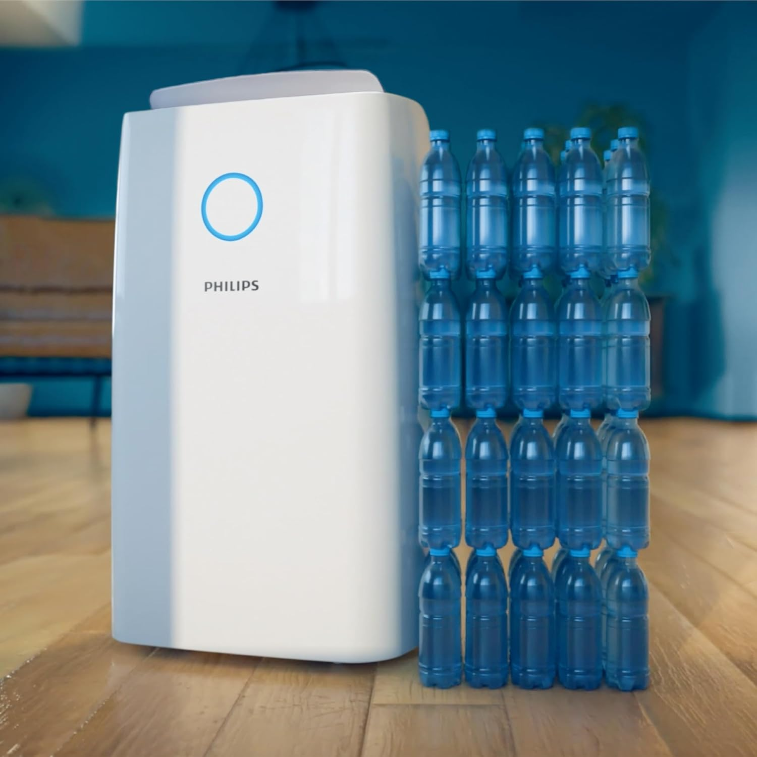 Philips Air Dehumidifier Series 3000 &ndash; Powerful Moisture Control for a Healthier Home, XL 4L Tank, Aromatherapy & Laundry Mode, Touchscreen, Ideal for Large Rooms up to 150M&sup3; (DE3306/71) image number 6