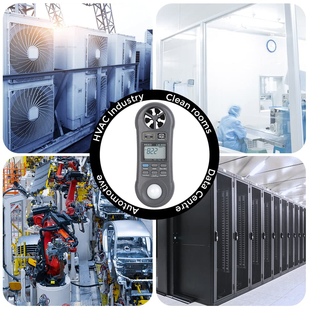 *1 Day Shipping* 4 in 1 Anemometer | Model: LM-8000A | Arrives in 2-3 Days image number 6