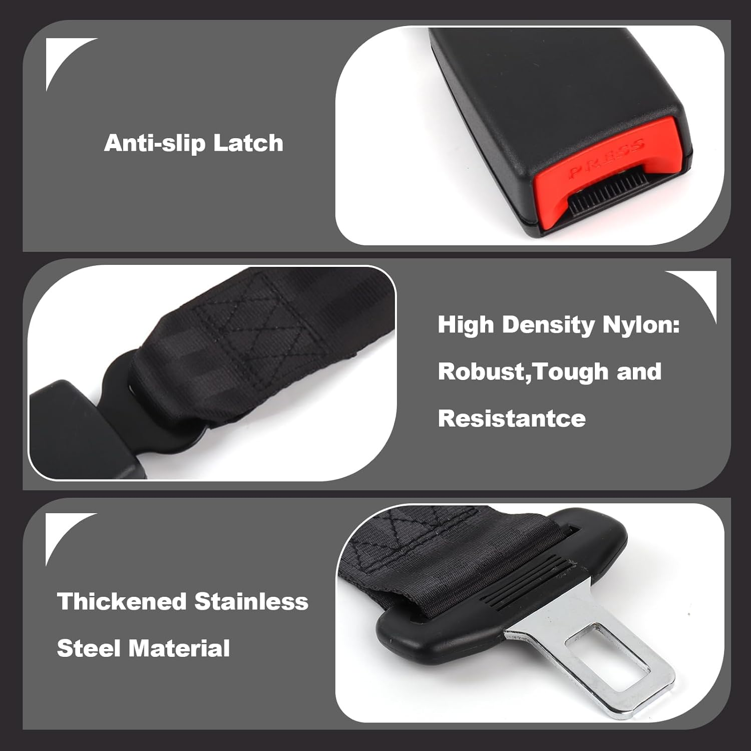 Car Accessories, Car Parts, Compatible with 95% of Cars (Black) 37Cm image number 3