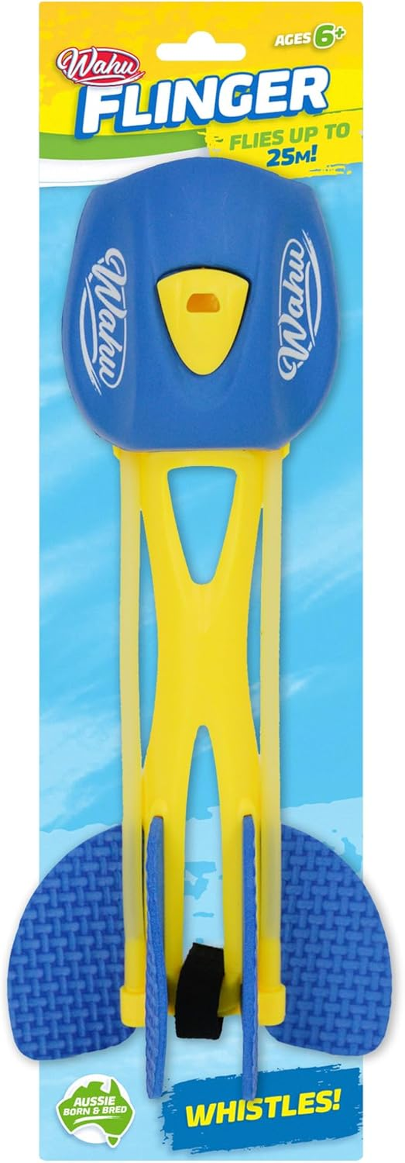 Wahu Nerf Flinger, Multicolor &ndash; Finger-Powered Flying Toy, Whistles in Flight, Shoots up to 50M, Outdoor & Indoor Fun, Multicolor &ndash; Ages 6+ image number 3