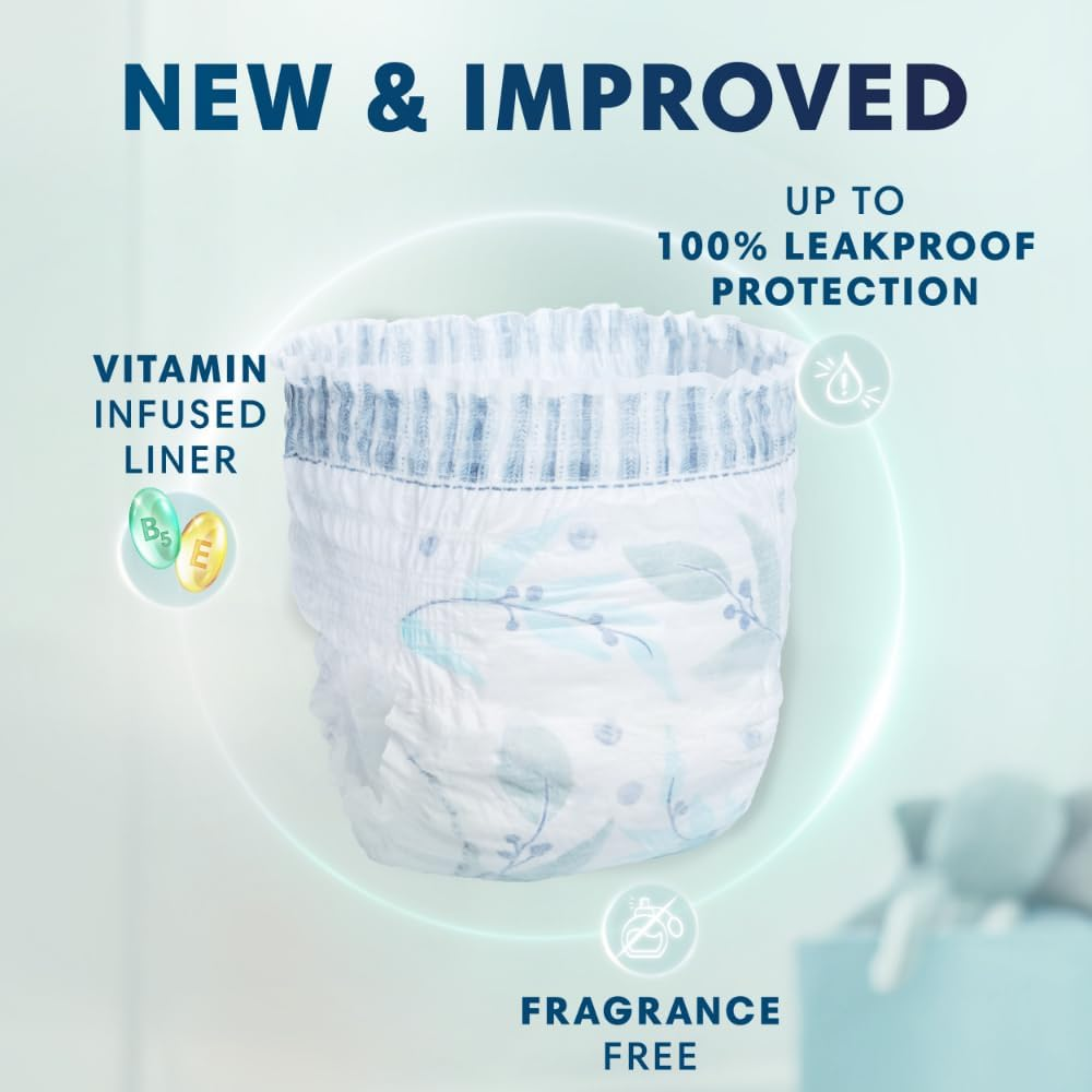 Pampers Pure Protection Training Underwear, Baby Shark, Size 4 2T-3T, 60 Count image number 6