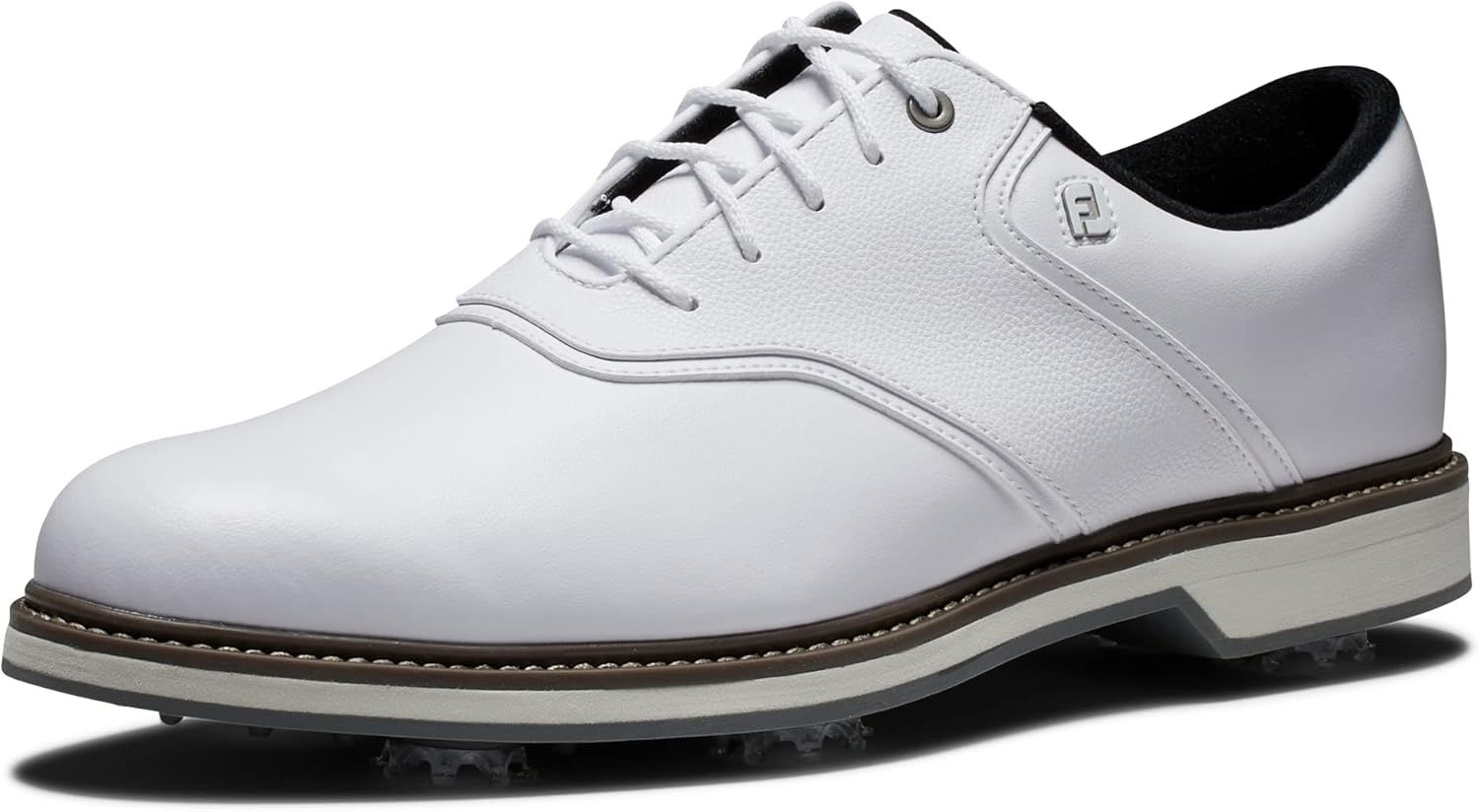 Footjoy Men'S FJ Originals Golf Shoe, White/White, 8 Wide image number 4