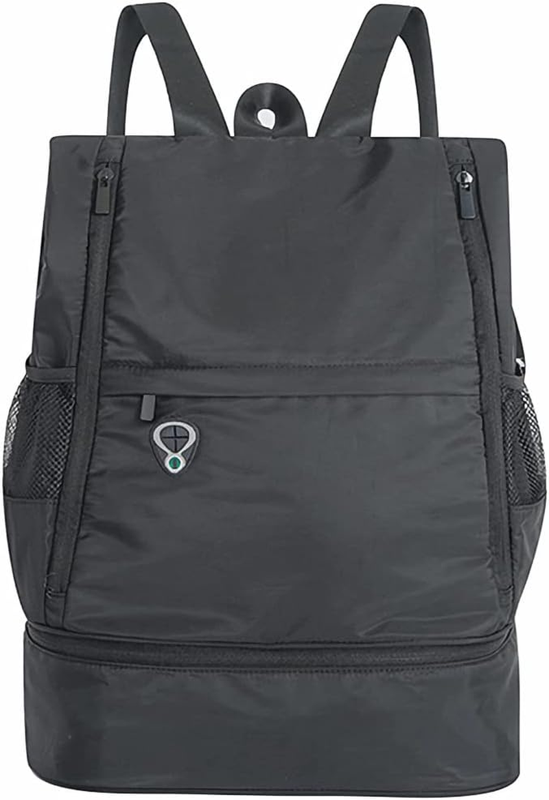 LIMHOO Gym Backpack for Women with Shoes Comparment & Wet Pocket Lighweight Travel Laptop Backpack image number 1