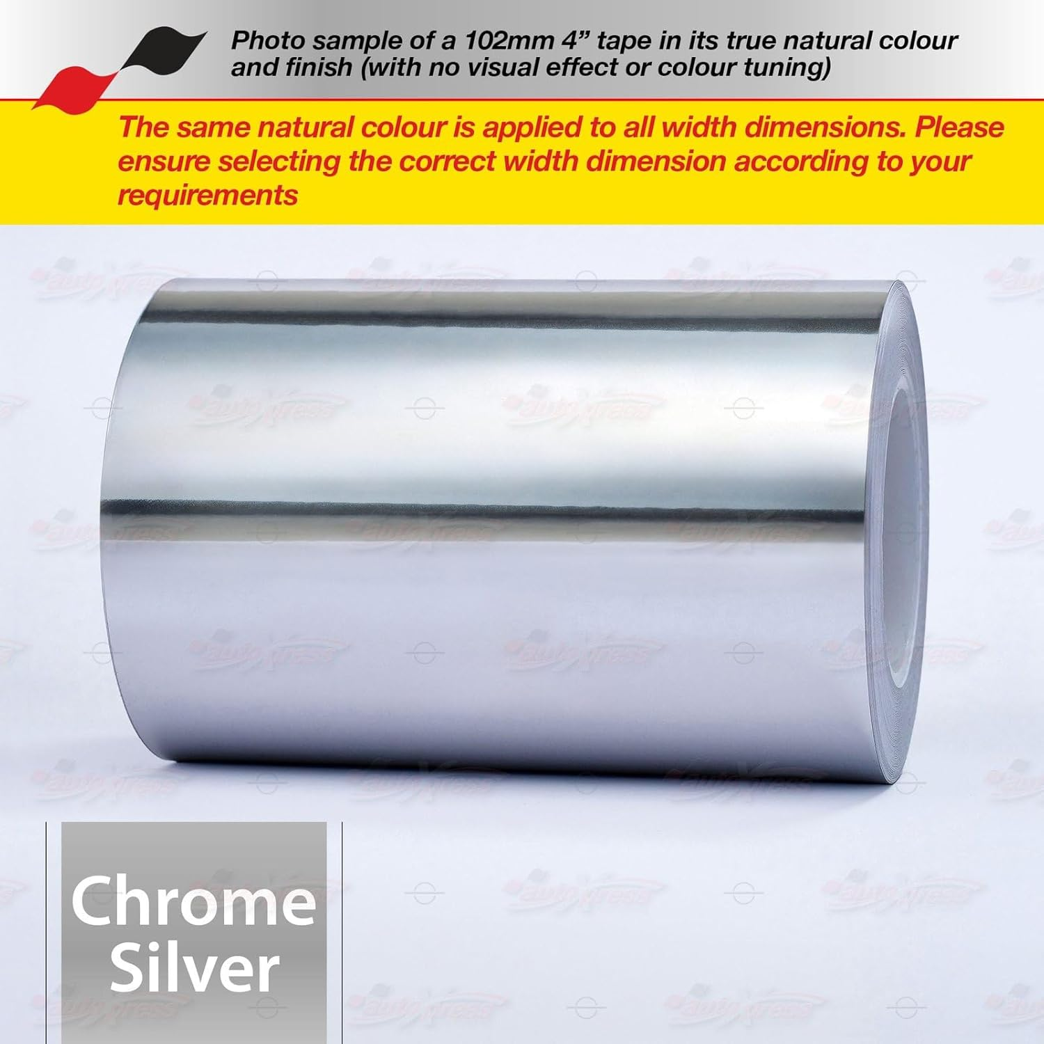 Chrome Silver Self-Adhesive Vinyl Pin Stripe Roll Decal Sticker Tape 9.80M 32Ft - 3Mm | 1/8", Universally Compatible for Cars, Trucks, Vans, Motorcycles, Bikes, Arts & Crafts image number 1