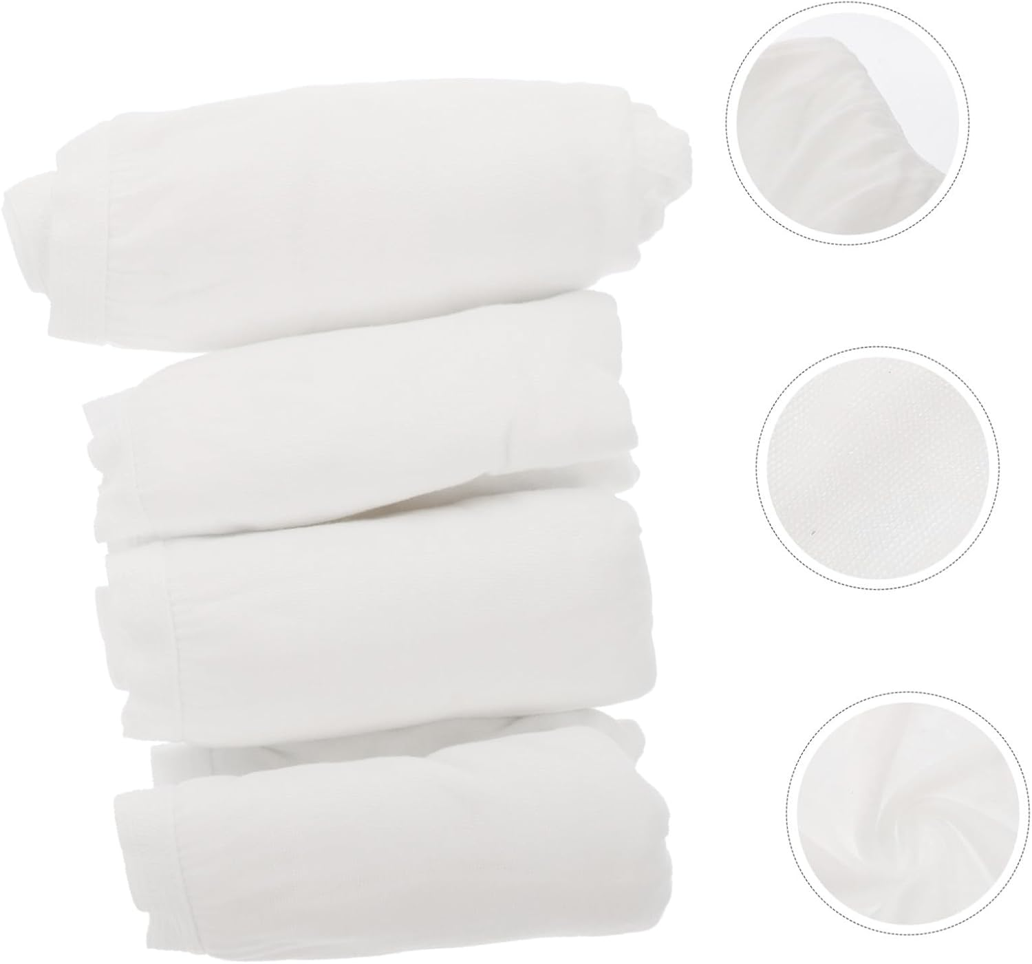 4Pcs Portable Disposable Maternity Panties XXL Breathable Postpartum Underwear for Women Moisture-Absorbing Lightweight Period Protection Confinement Supplies White