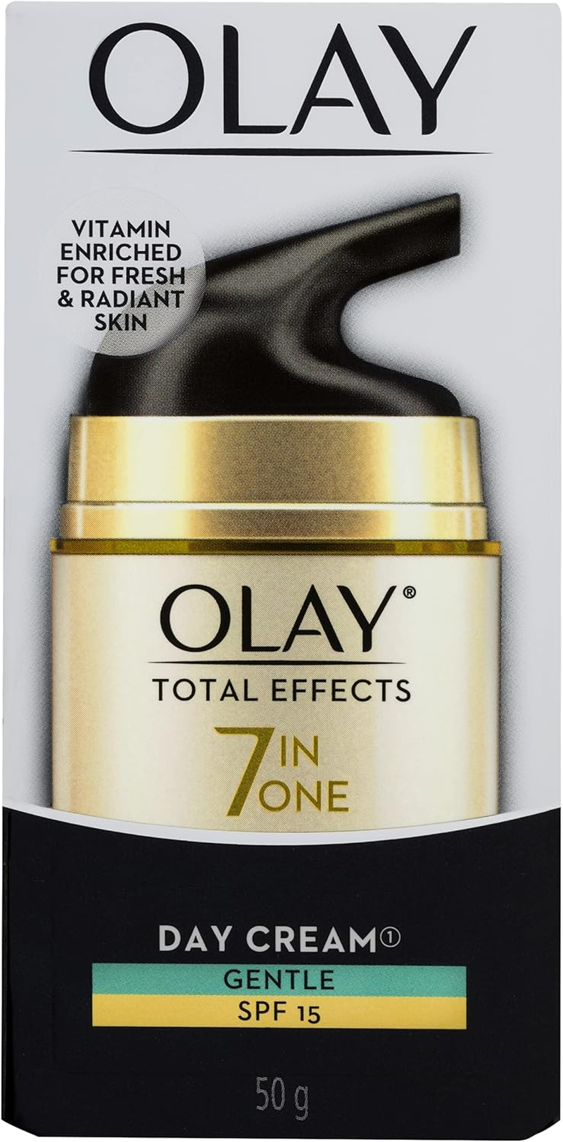 Olay Total Effects Face Cream Moisturiser Gentle SPF 15, 50G image number 3