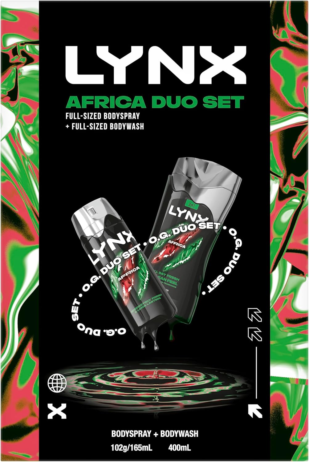 LYNX Giftset Duo Africa R25 565 ML image number 4