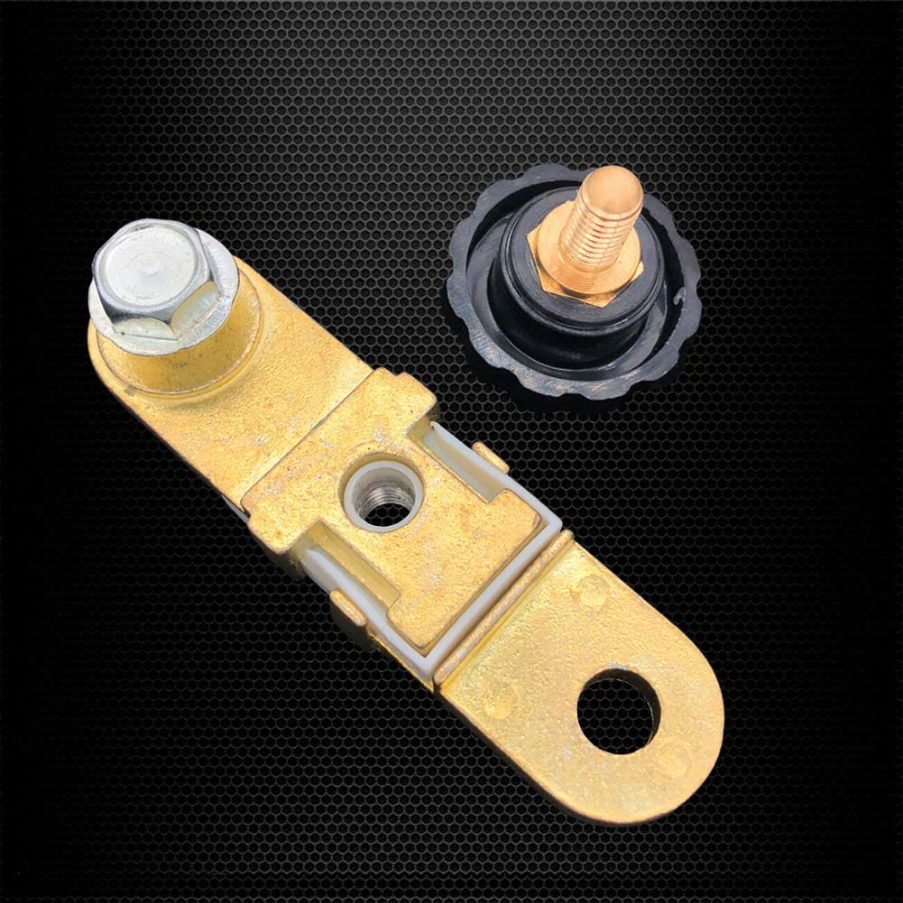 Side Post Battery Disconnect Switch, Ampper Battery Master Switch Isolator for Power Disconnect Cut off (With Long Bolt, 2 Pack) image number 2