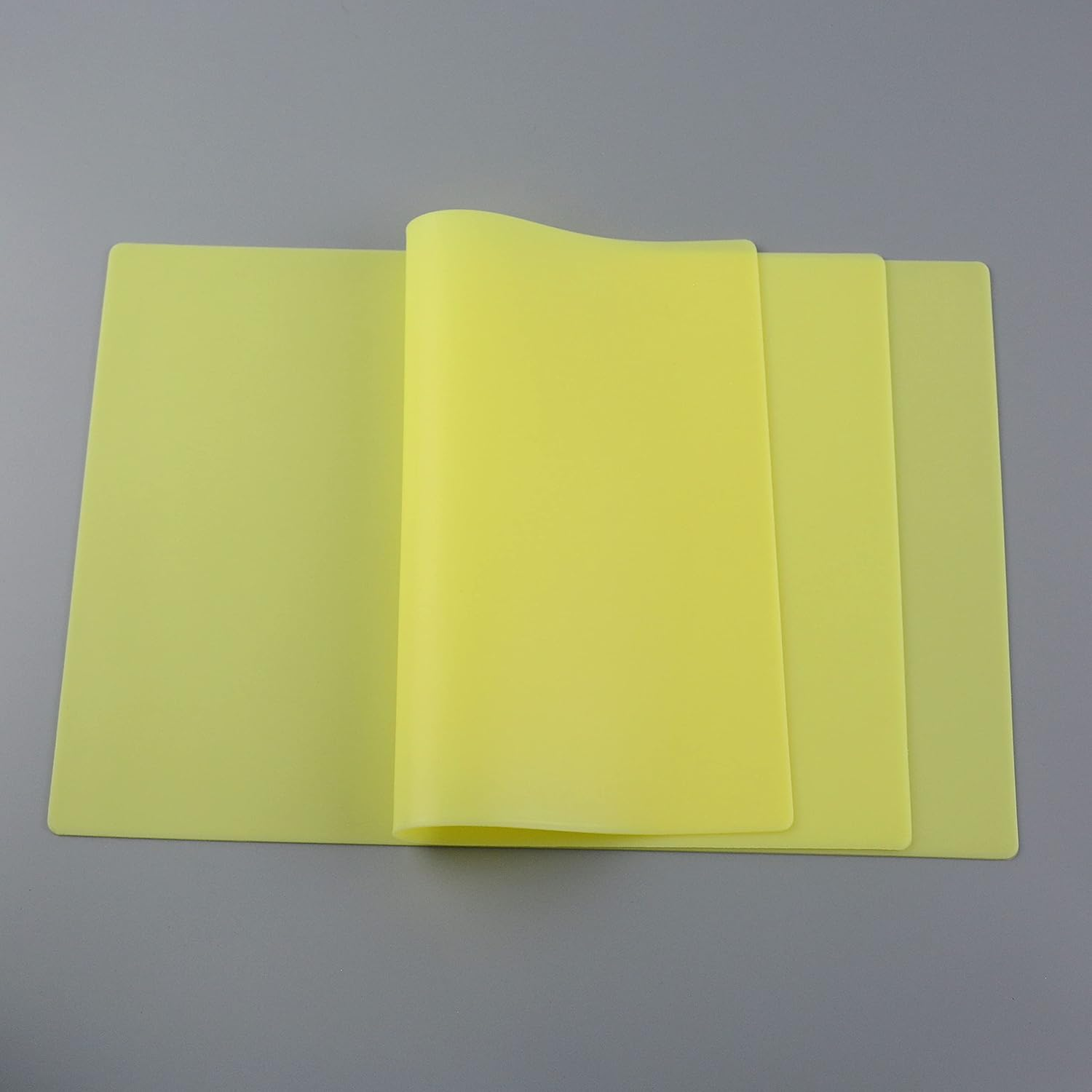 Aokbean Blank Tattoo Practice Skin - 3Pcs 1.2Mm Thick 7.6 X 11.6 Inch Double Sides Tattoo Fake Skin Pads for Beginner or Artist Tattooing Supplies