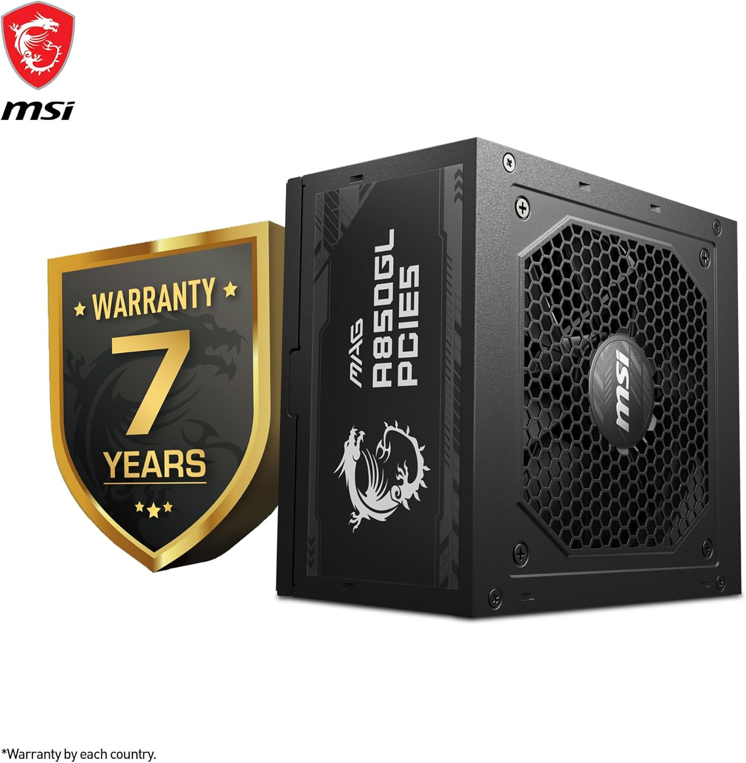 850 Watt MSI MAG A850GL Gold Full Modular Gen5 Power Supply