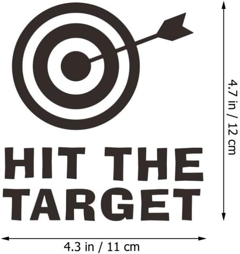 DECHOUS 3Pcs Boys Potty Training Stickers Hit the Target Decals Bathroom Toilet Seat Stickers Aiming Targets Stickers Pee Target for Toilet image number 1