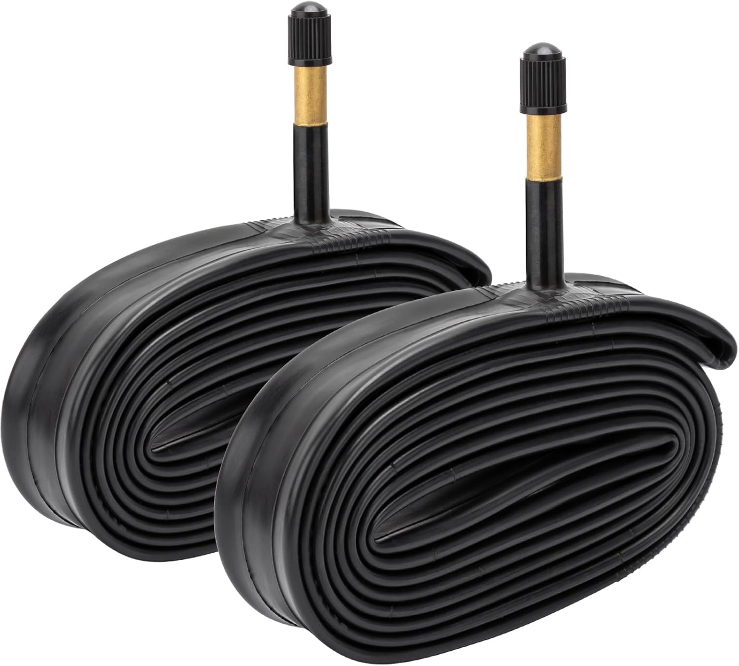 Yunscm 2 PCS 26X2.25 Bike Tubes Heavy Duty,26X2.10/2.40 Bike Inner Tubes Schrader Valve 48Mm,26 2.10 Bicycle Tubes,26X2.40 Bike Tubes,Bike Tubes 26 Inch 2.35,26X2.25 Mountain Bike Tubes image number 3