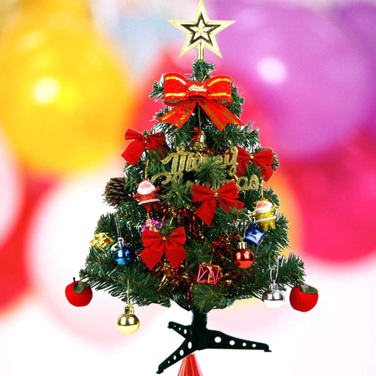 Artificial Christmas Tree DIY Desktop Ornament for Home Party Christmas Decorations Greenery image number 4