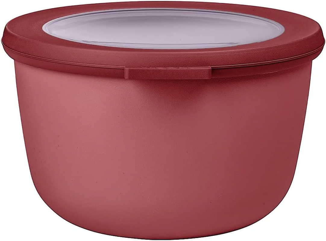 Mepal Cirqula round Multi Bowl 750Ml &ndash; Nordic White, Bpa-Free Airtight & Leakproof Food Storage Container with Lid, Microwave, Freezer & Dishwasher Safe, Made in Holland image number 2