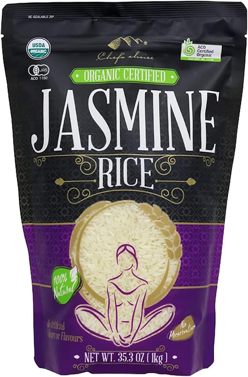 Chef'S Choice Organic Jasmine Rice 1Kg image number 2