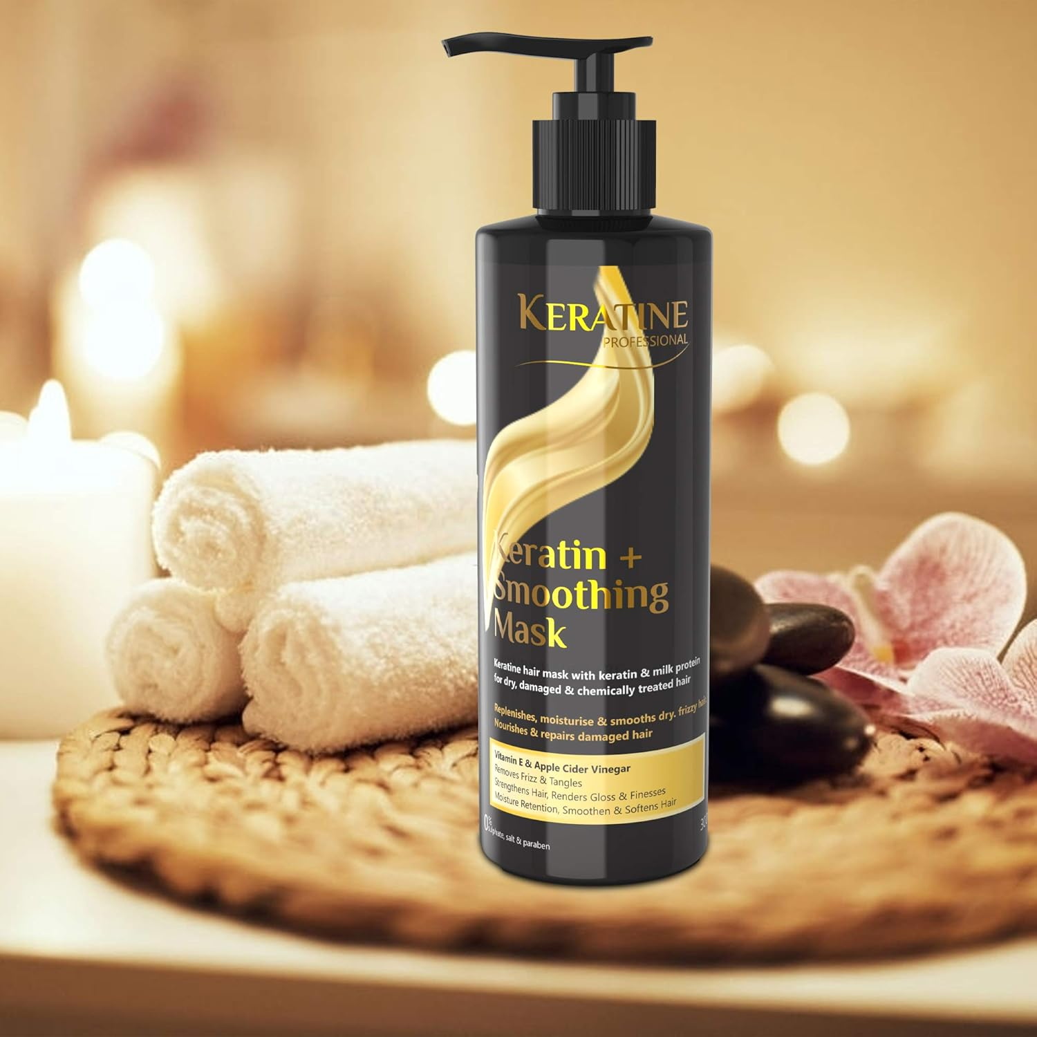 Keratine Professional Keratin + Smoothing Mask (300 ML) image number 2