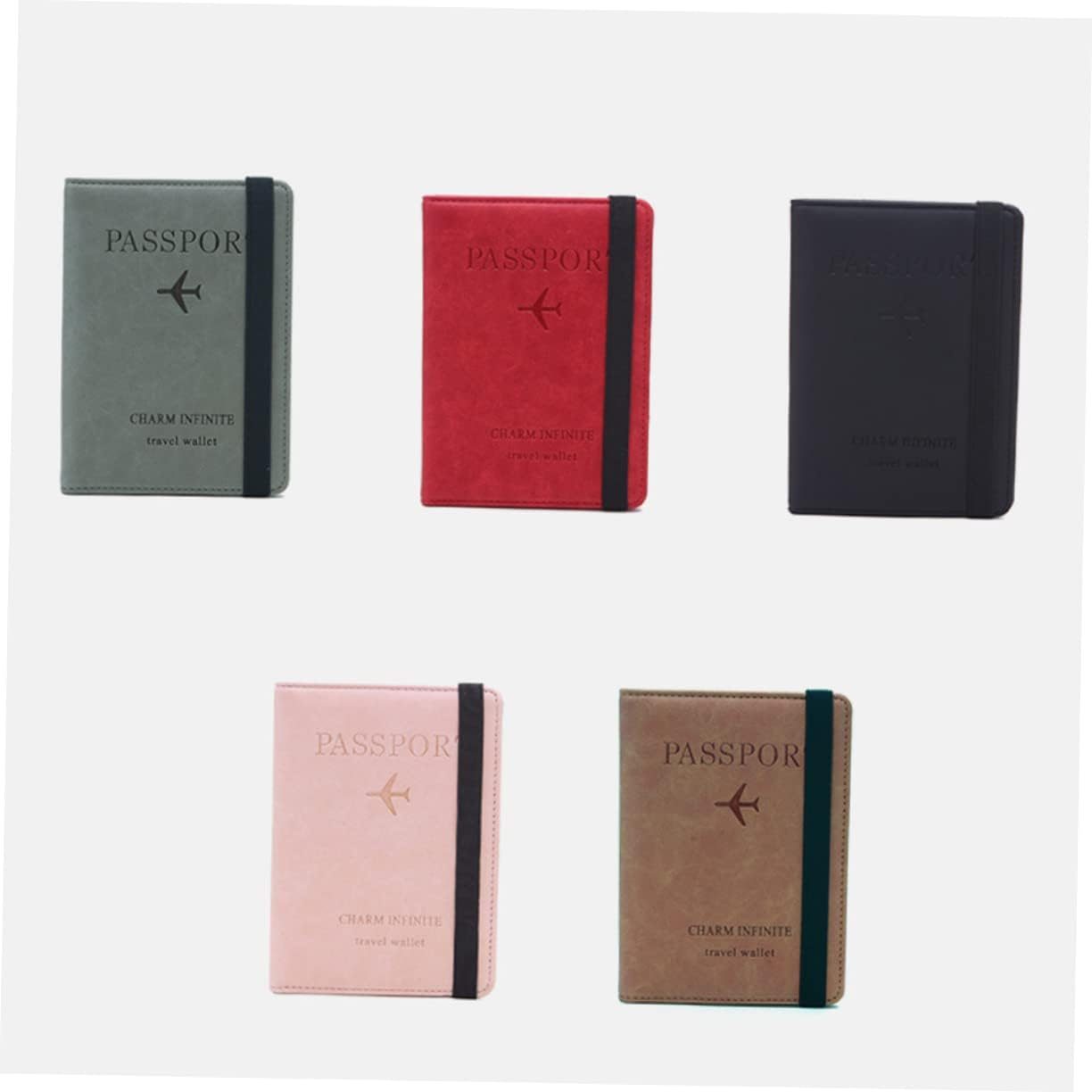 TINEASUR Leather Passport Case RFID Wallet for Women Multifunctional Id Bag Pockets for Passport Perfect for Business Travel Present image number 2