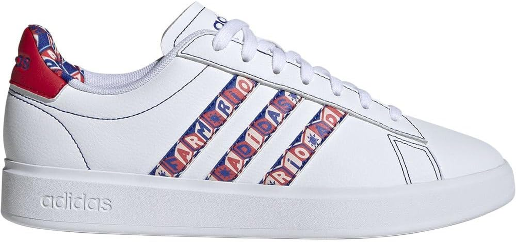 Adidas Women'S Grand Court 2.0 Tennis Shoes, Ftwbla