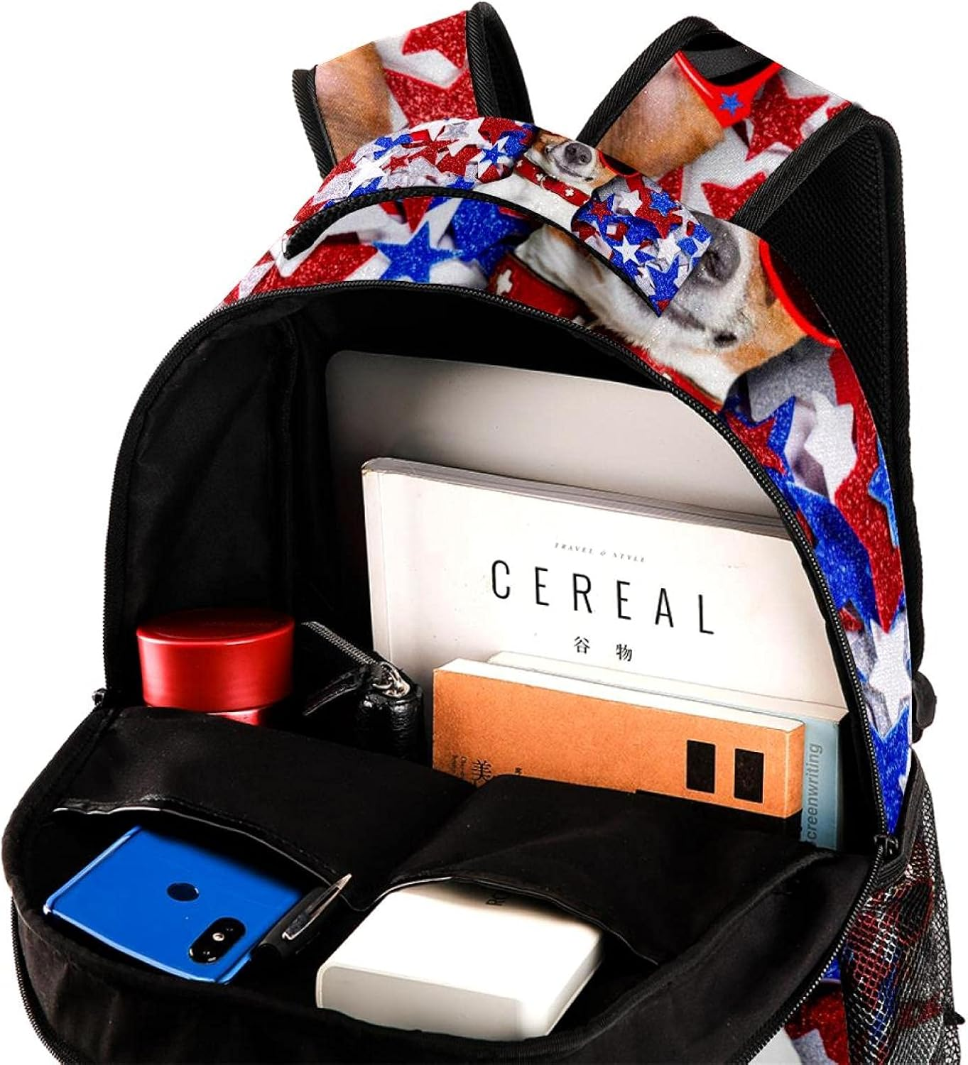 Beach Happy Th of July Backpack Students Shoulder Bags Travel Bag College School Tote Backpacks image number 4