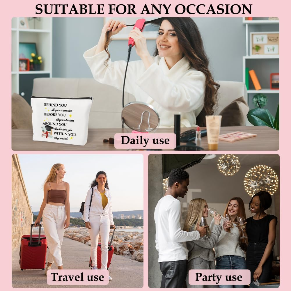 Graduation Gifts for Her Year 6 11 Leavers School Leavers Presents Leaving Primary School Inspirational Makeup Bag Gifts Ideas for Students Daughter Sister Friend Girlfriends Nurse Granddaughters image number 1