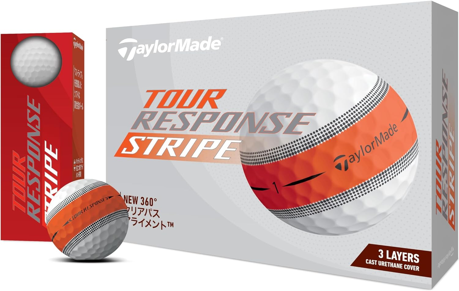 テーラーメイド(Taylor Made) Tourresponse/Tourresponse Stripe ツアーレスポンス ストライプ ボール メンズ ゴルフボール image number 2