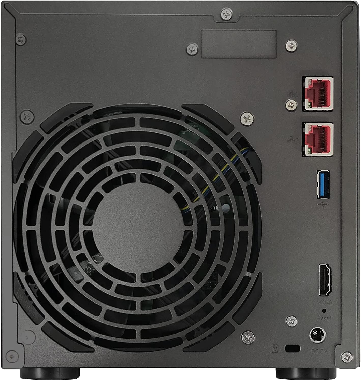 Asustor Lockerstor 4 Gen 2 AS6704T | 4 Bay NAS, Quad Core 2.0Ghz CPU, 4 M.2 Pcie 3.0 SSD Slots, 2 2.5Gbe Ports, 4GB RAM DDR4, Network Attached Storage (Diskless) image number 3